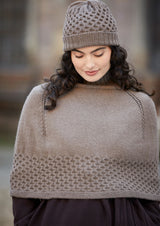 Rowan Mode Alpaca Wool Rosalie Poncho & Hat Pattern by Quail Studio MIP86