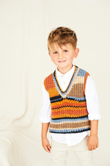 Stylecraft Merry Go Round Chunky Sweater & Tank Top Pattern 10045