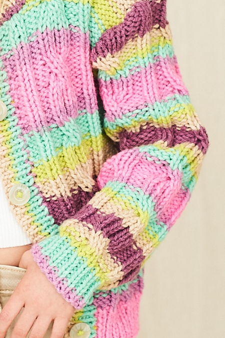 Stylecraft Merry Go Round Chunky Sweater & Cardigan Pattern 10046