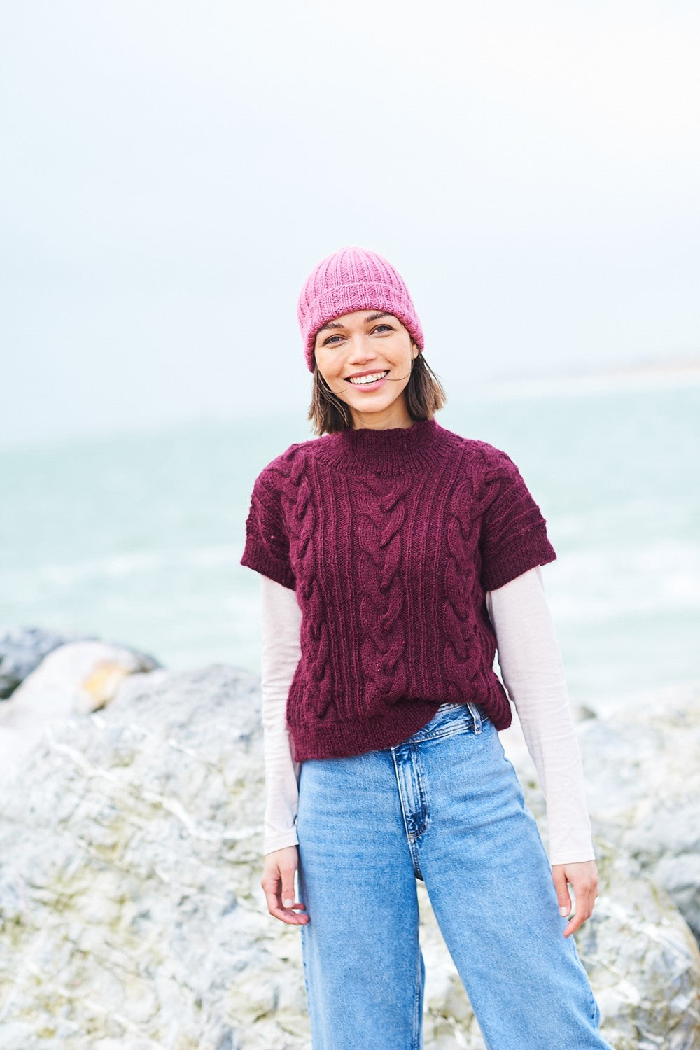 Stylecraft Grace & Impressions Aran Sweater & Tank Top Pattern 10088