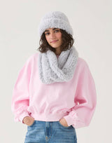 Sirdar Alpine Super Chunky Fluffy Snood & Hat Pattern 10815