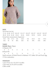 Rowan Felted Tweed DK Depth Sweater Pattern by Georgia Farrell