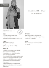 Rowan Mode Softest Alpaca Heather Hat & Wrap Pattern by Quail Studio MIP77