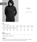 Rowan Mode Alpaca Cotton Senna Sweater Pattern by Quail Studio MIP80