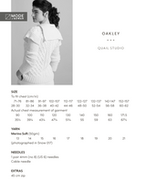 Rowan Mode Merino Soft Oakley Slipover Pattern by Quail Studio MIP82