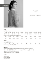 Rowan Mode Merino Soft Perrin Pattern by Quail Studio MIP84