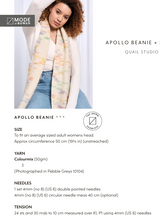 Rowan Mode Colourmix Apollo Beanie & Scarf Pattern by Quail Studio MIP89