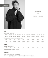 Rowan Mode Mohair Soft Aeron Cardigan Pattern by Quail Studio MIP97