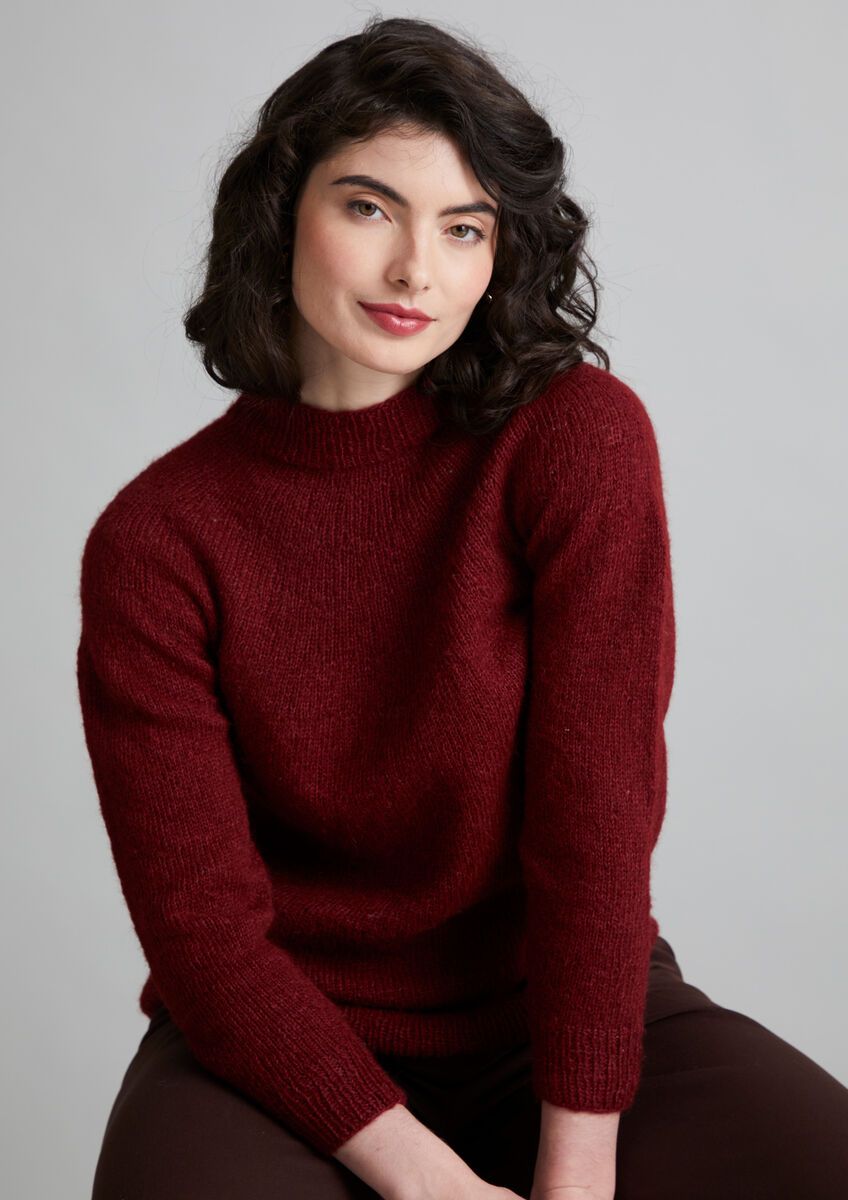 Rowan Mode Alpaca Cotton Senna Sweater Pattern by Quail Studio MIP80