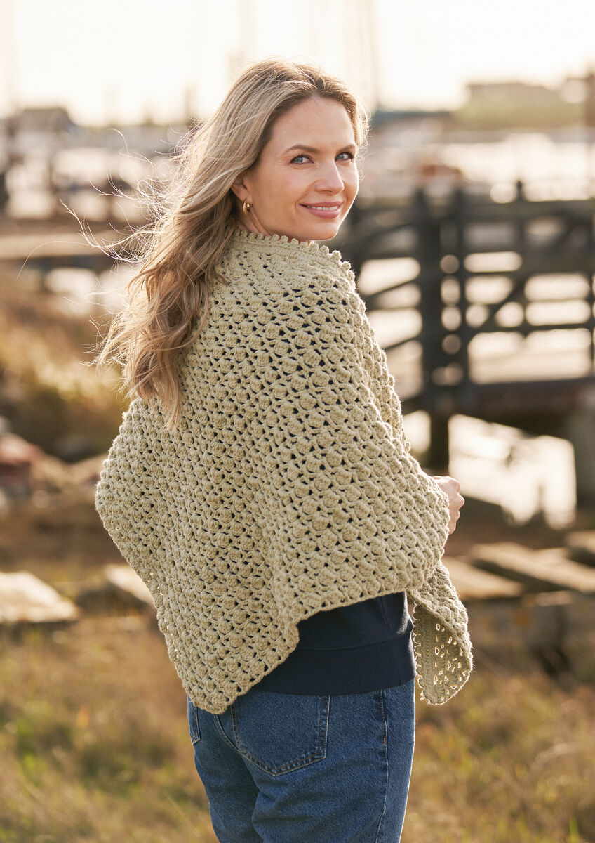 Rowan Four Seasons Aran September Scarf Crochet Pattern By Lisa Richardson