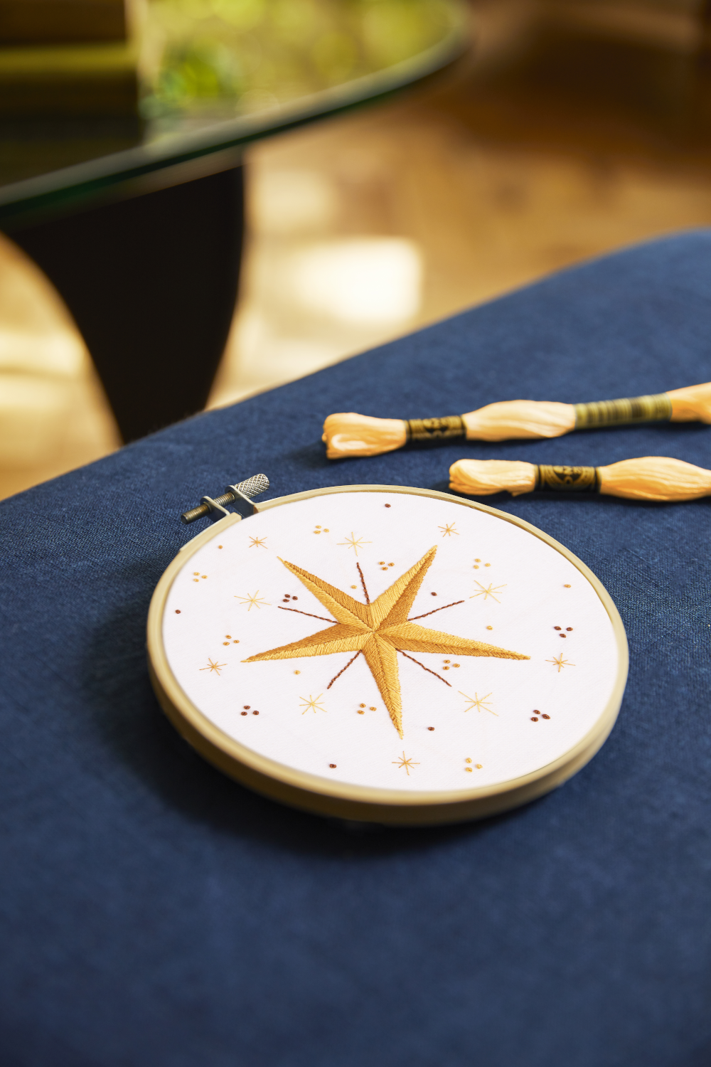 DMC Embroidery Kit Starlight Stars by Jenni Davis
