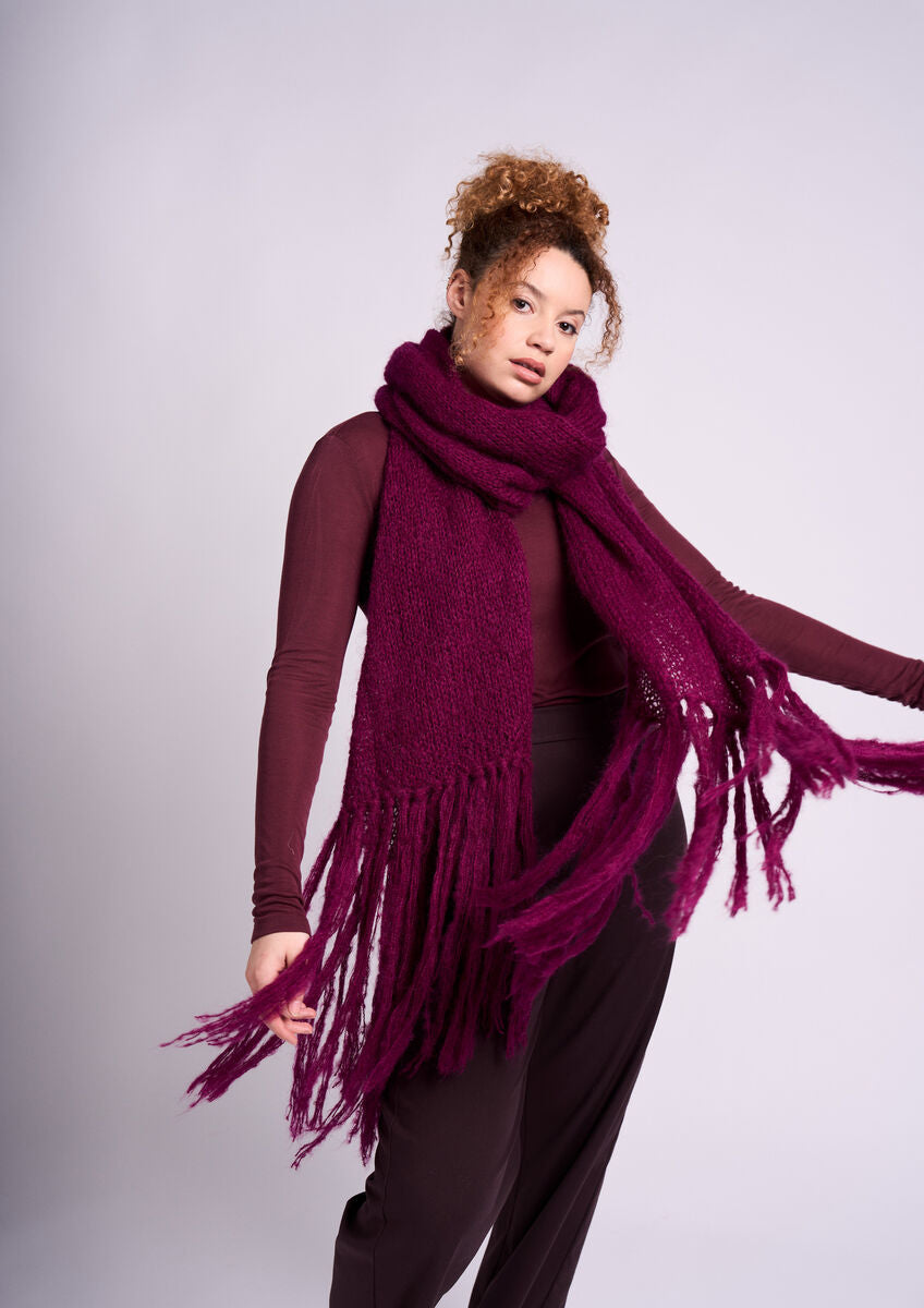 Rowan Mode Mohair Soft Tuscan Scarf Pattern by Quail Studio MIP98