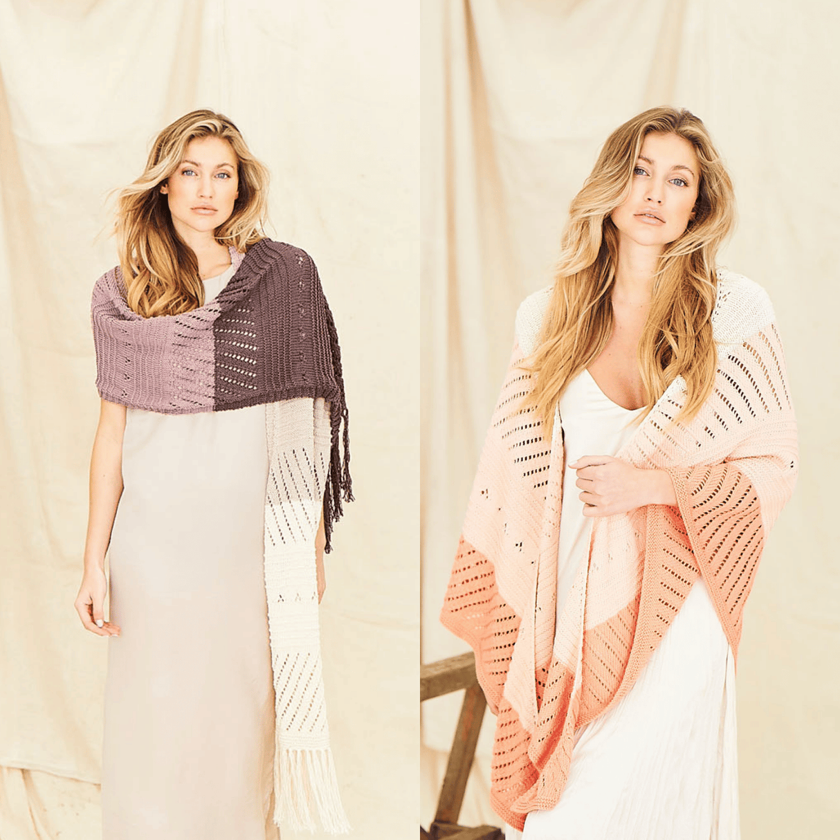 Stylecraft Naturals Organic Cotton Shawl Pattern 9836