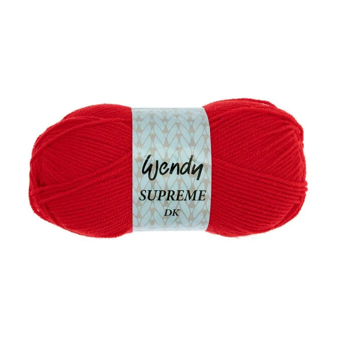 Wendy Wools Supreme DK- Red WD15