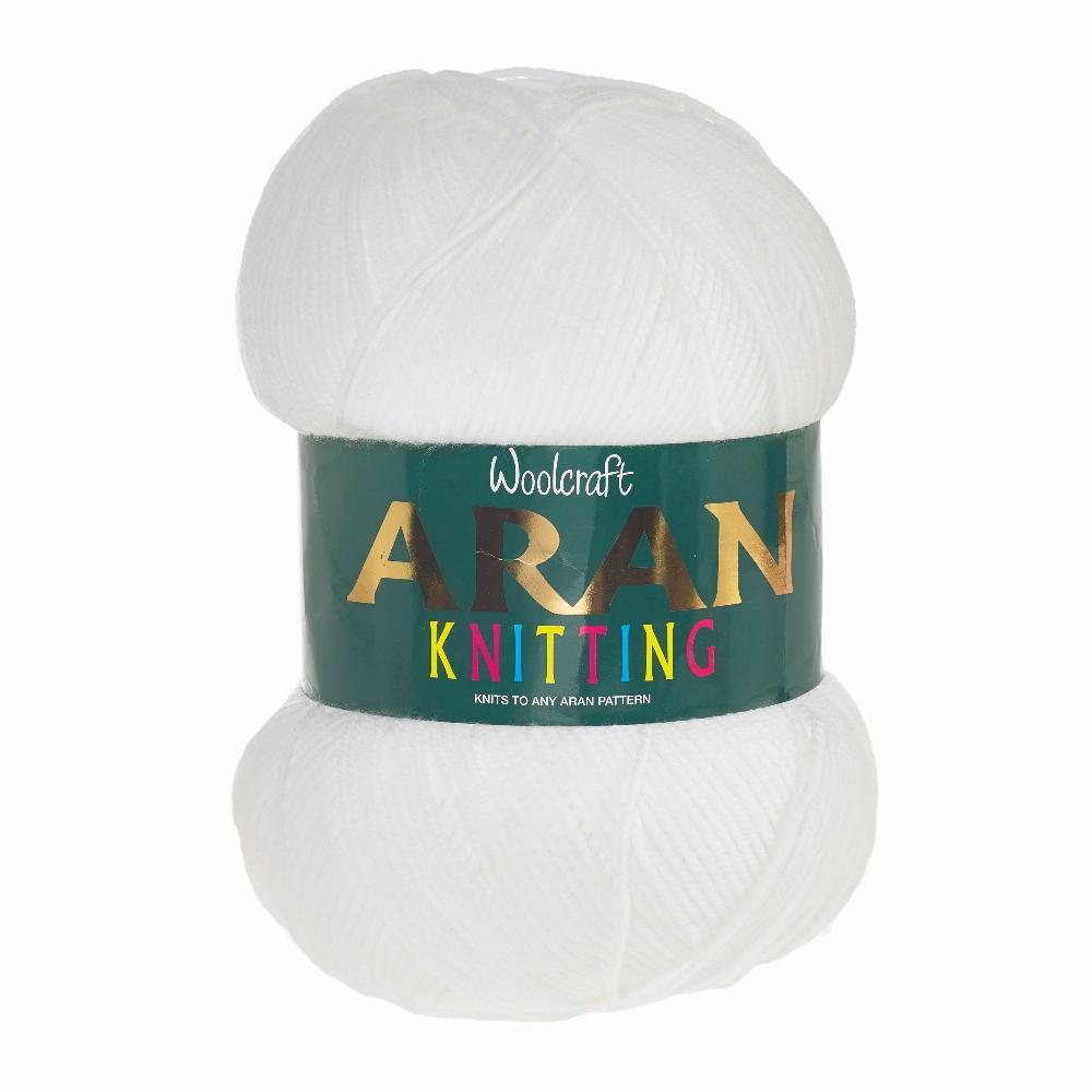 Woolcraft Aran 400g 100% Acrylic