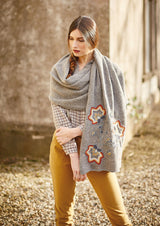 Rowan Felted Tweed DK Reiver Wrap Pattern By Lisa Richardson
