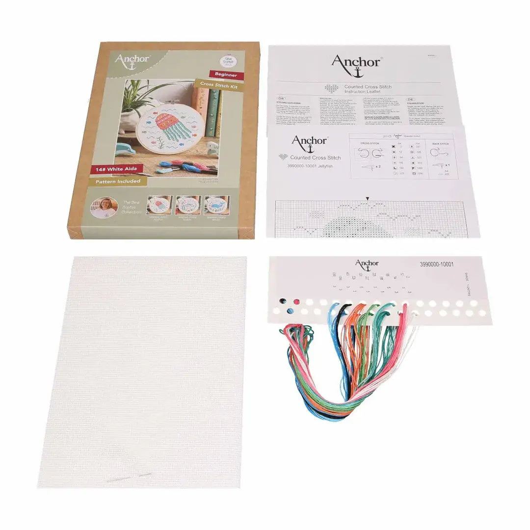 Anchor Counted Cross Stitch Kit - Under the Sea Collection [Jellyfish]