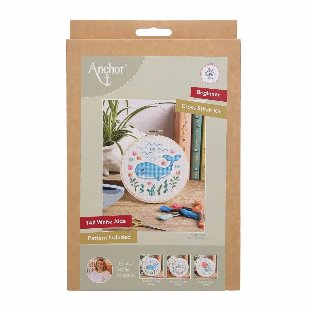 Anchor Counted Cross Stitch Kit - Under the Sea Collection [Whale]