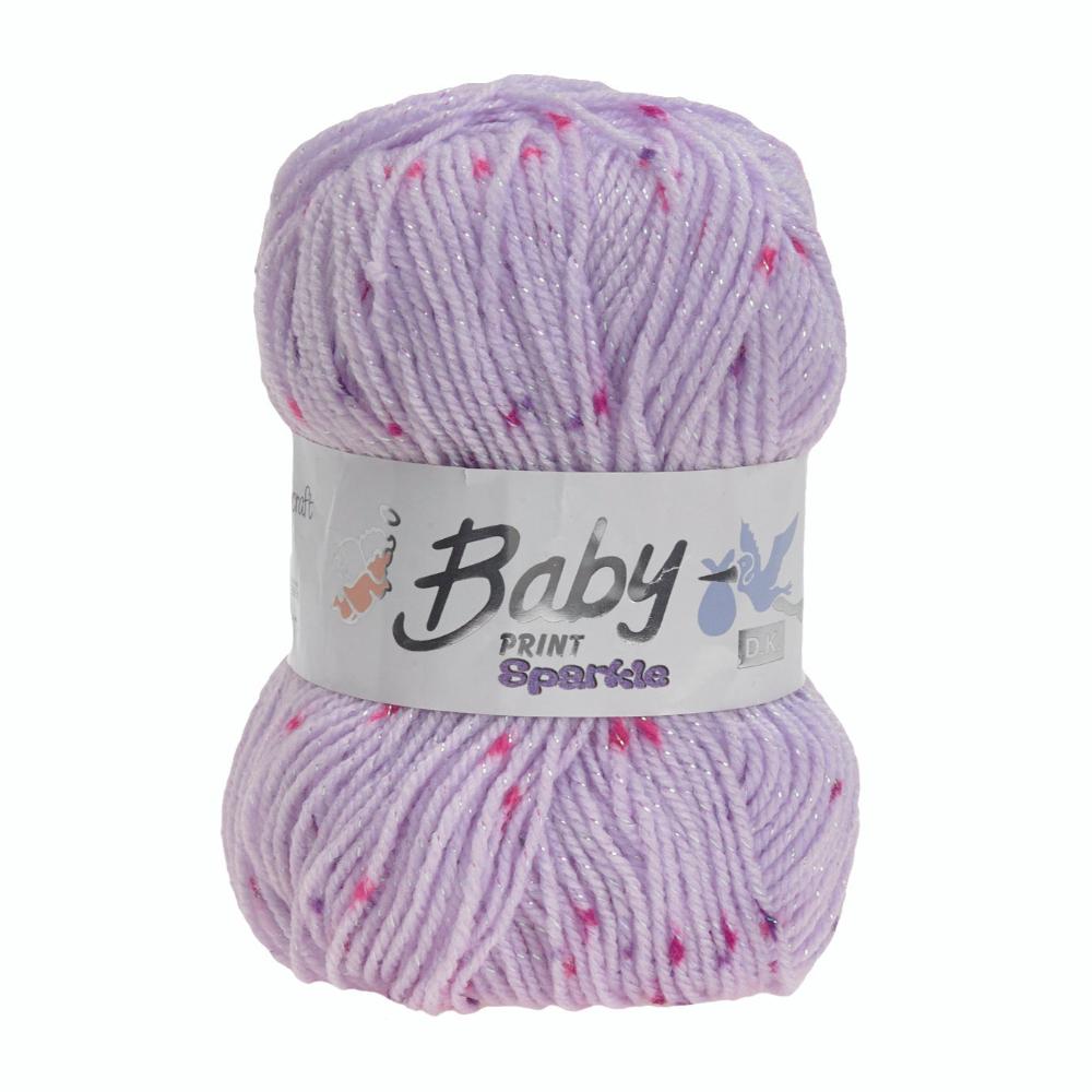 Woolcraft Baby Prints Sparkle DK 100g