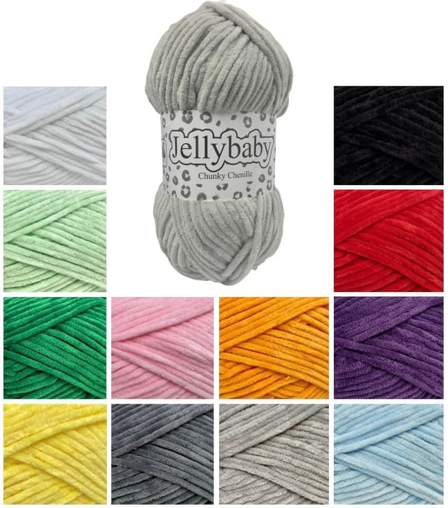 Cygnet Jellybaby Chenille Chunky 100g