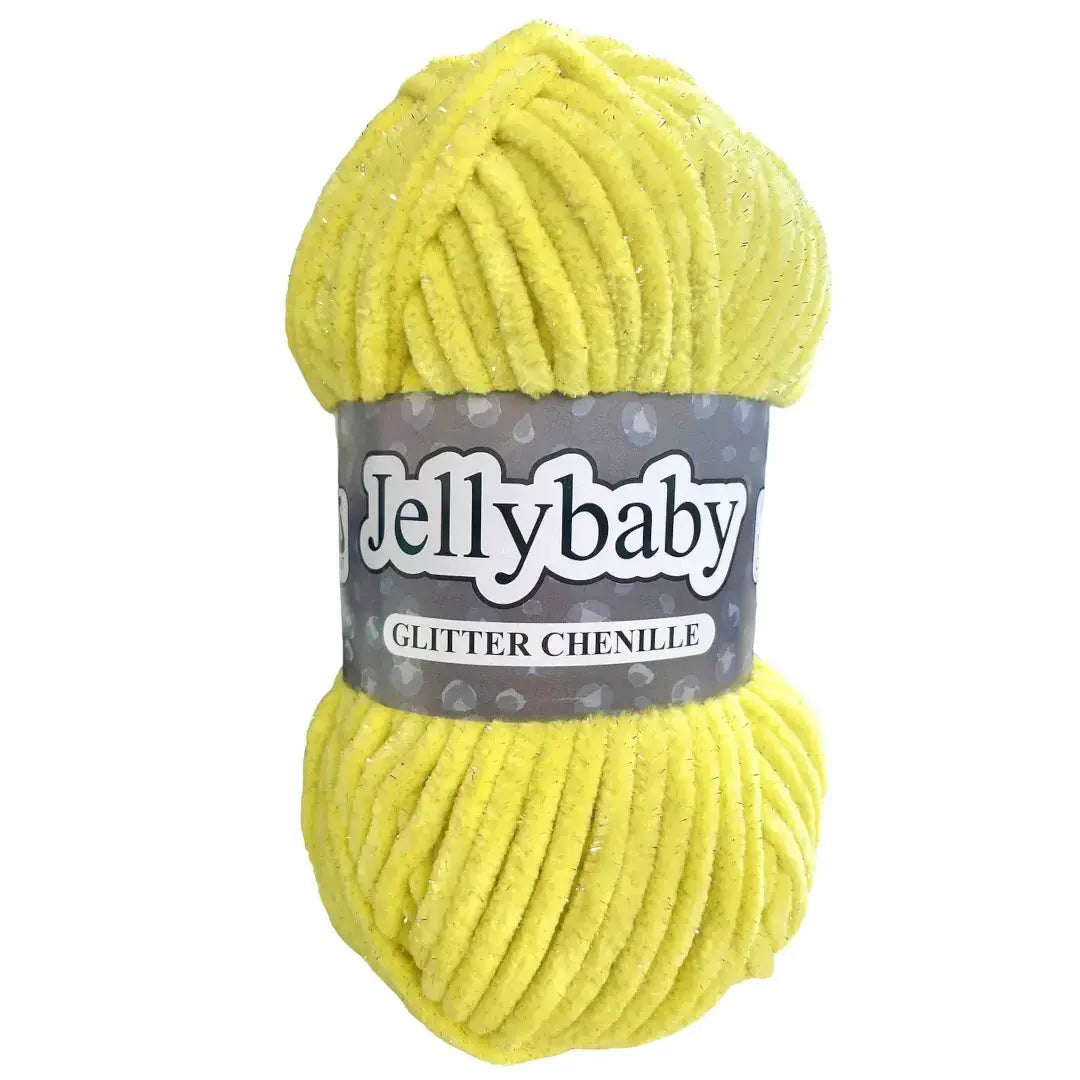 Cygnet Jellybaby Glitter Chenille Chunky 100g