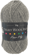 Cygnet Truly Wool Rich 4 Ply Sock Yarn 50g