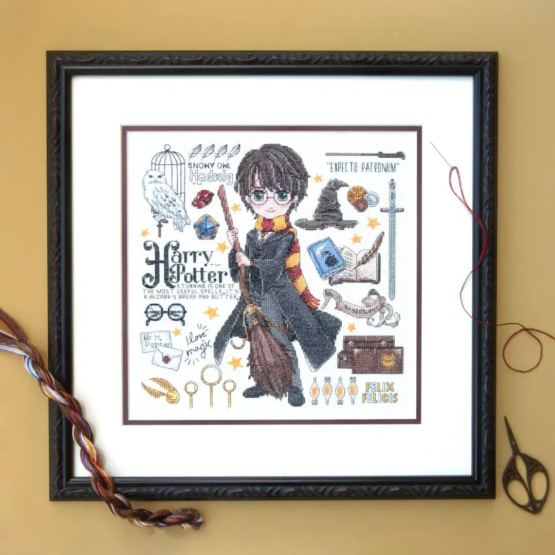 Dimensions Harry Potter Cross Stitch Kit Magical Design 27.9 x 27.9cm