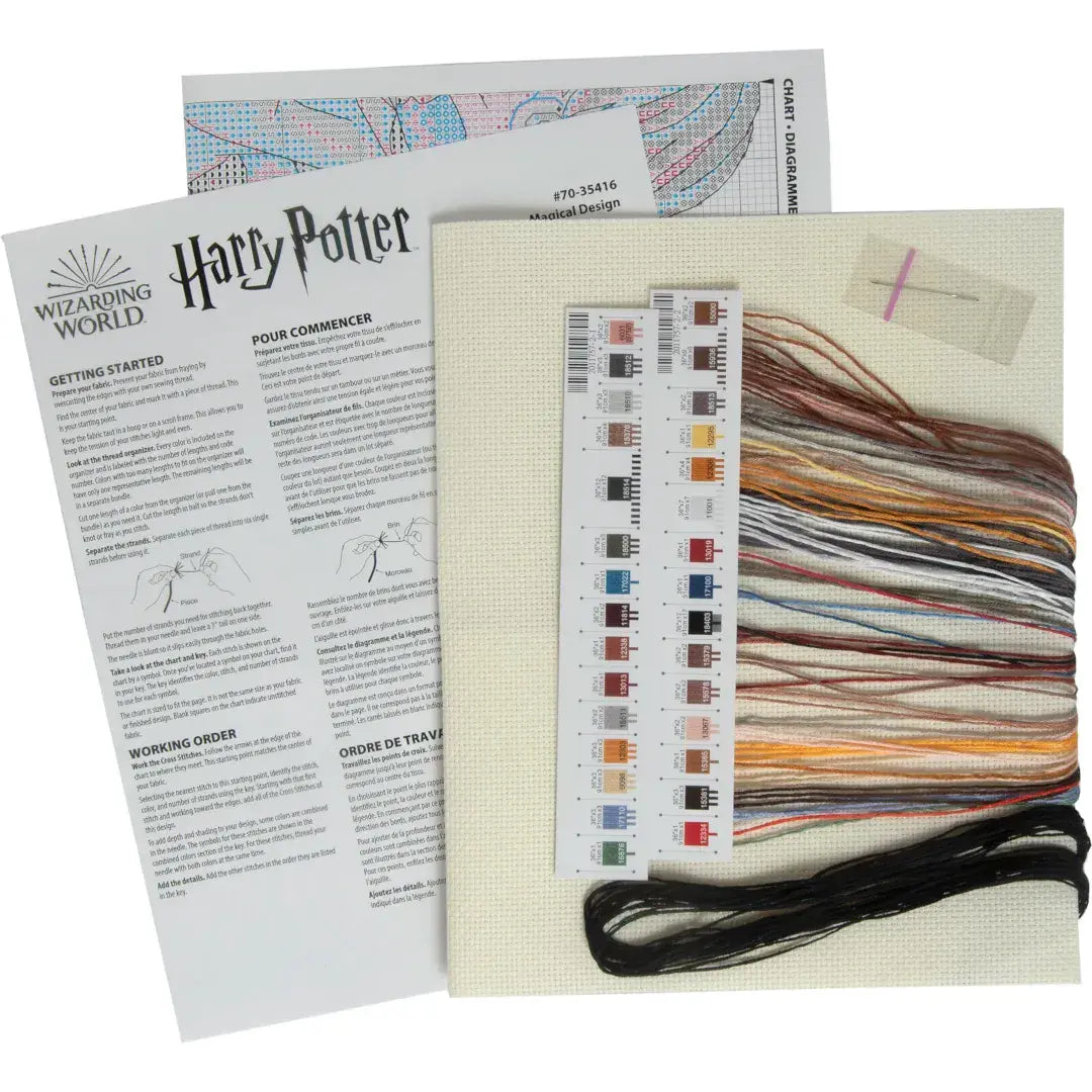 Dimensions Harry Potter Cross Stitch Kit Magical Design 27.9 x 27.9cm