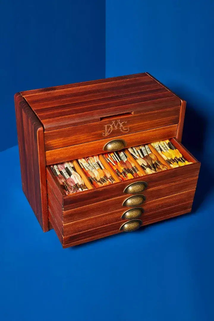 DMC Vintage Wooden Collector's Chest - Large (500 Skeins)