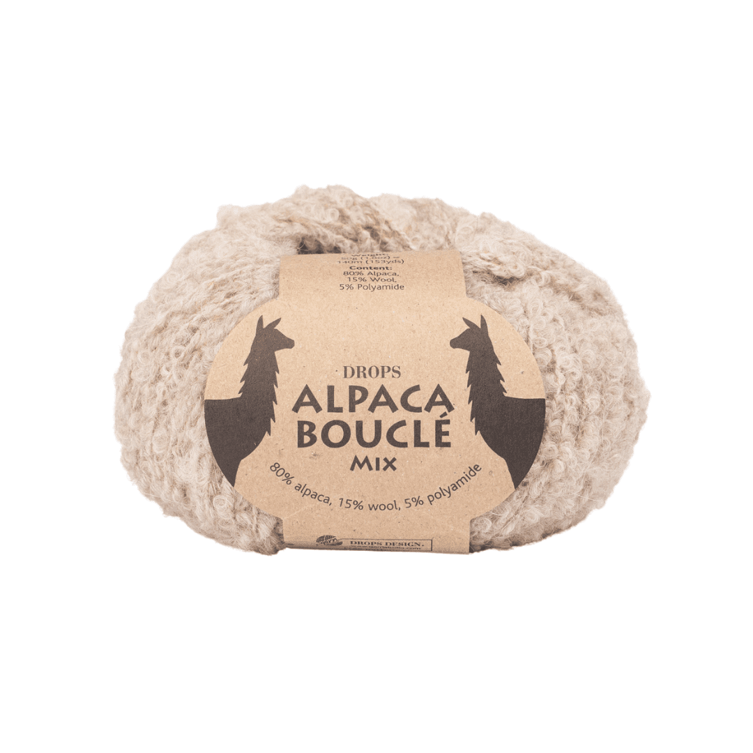 Drops Alpaca Boucle Aran 50g