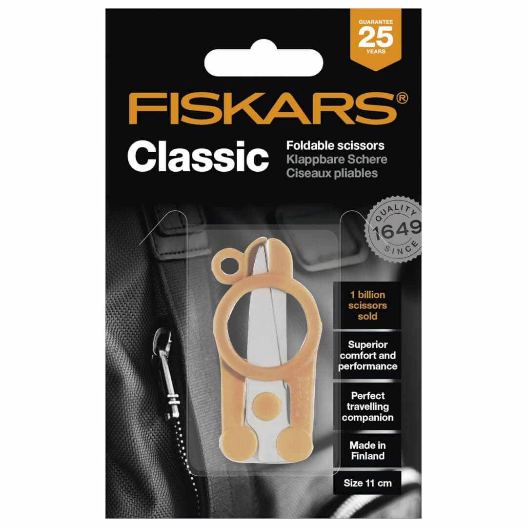 Fiskars Classic Foldable Scissors - 11cm