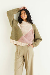 Hayfield Bonus Chunky Tweed Jumper Pattern 10345