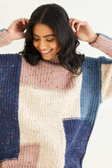 Hayfield Bonus Chunky Tweed Wrap & Jumper Pattern 10340