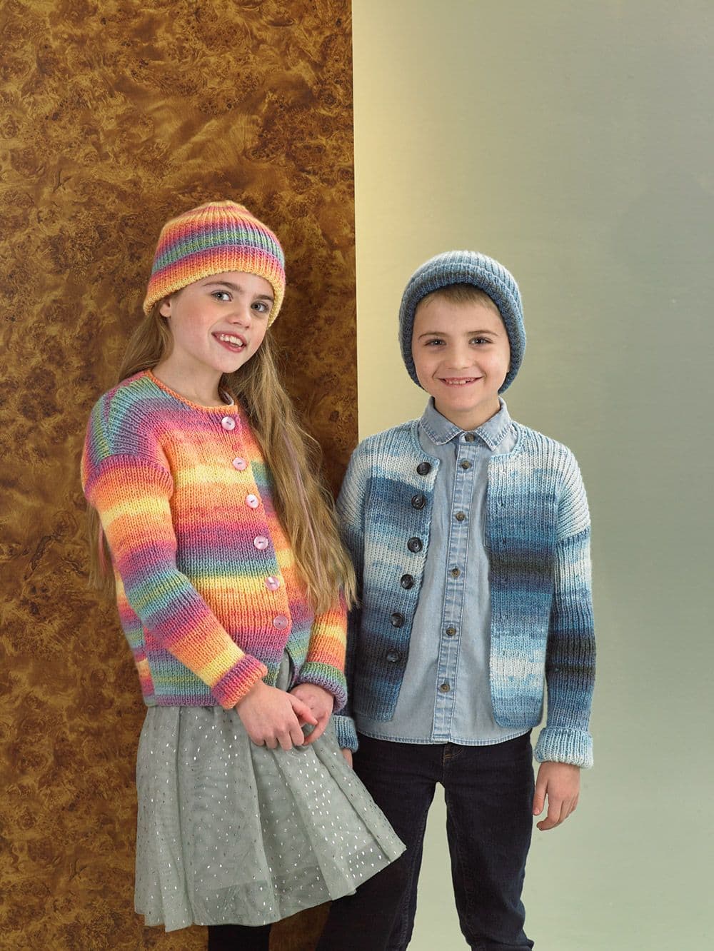 James C Brett Aurora DK Cardigan & Hat Pattern JB845