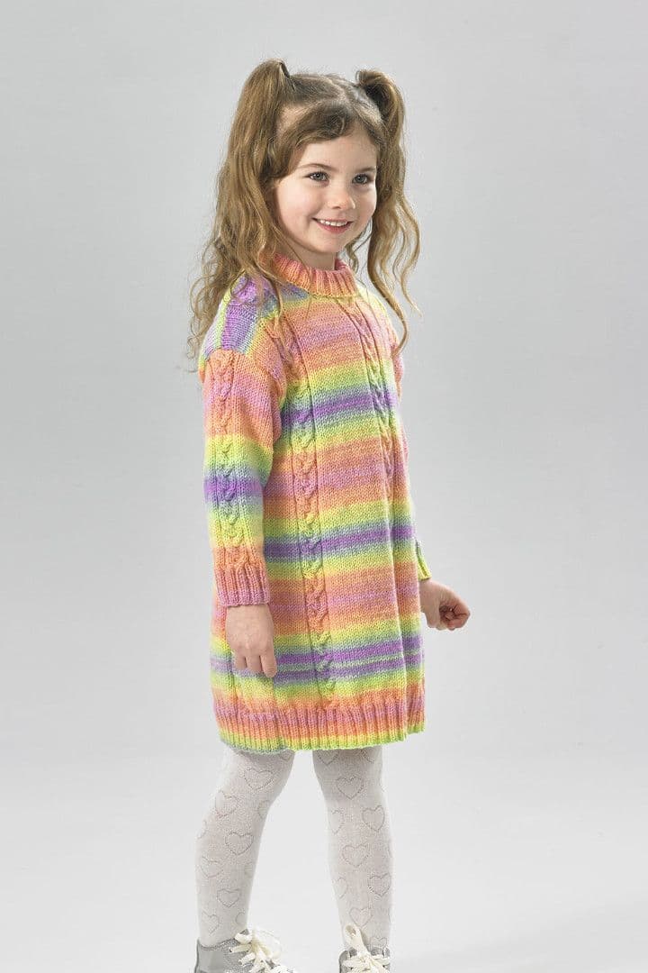 ria︎❁✿✾さま　Bambina Cable Knit Dress Winter Ivory Cable Knit Dress for Girls