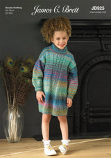 James C. Brett Emotions DK Dress and Sweater Pattern JB925