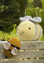 James C. Brett Flutterby Chunky Crochet Bonnie & Brucie Bumble Bees Pattern JB936