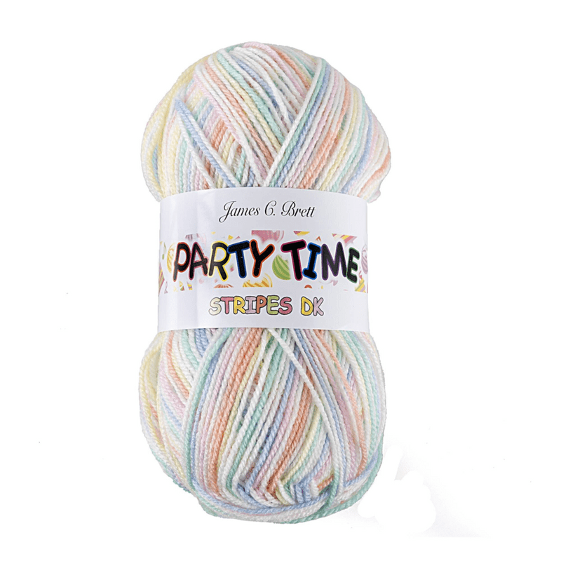 James C. Brett Partytime Stripes DK 100g