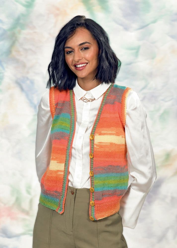 James C Brett Shhh DK Waistcoat & Cardigan Pattern JB867