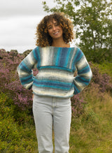 James C. Brett Aurora Chunky Sweater Pattern JB1001