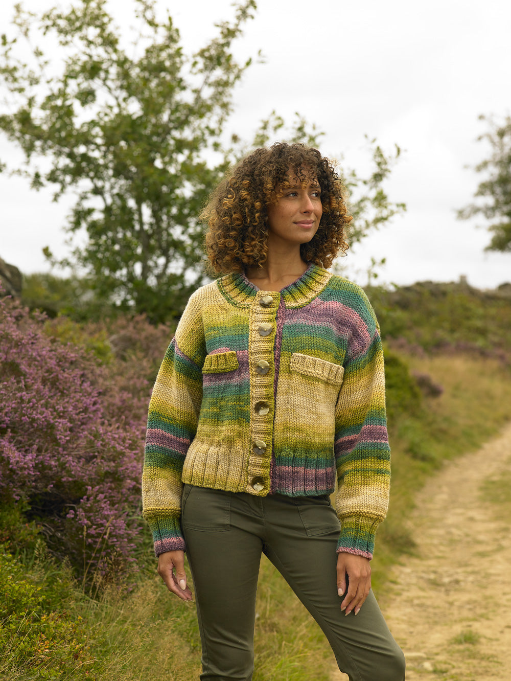 James C. Brett Aurora Chunky Cardigan Pattern JB1002