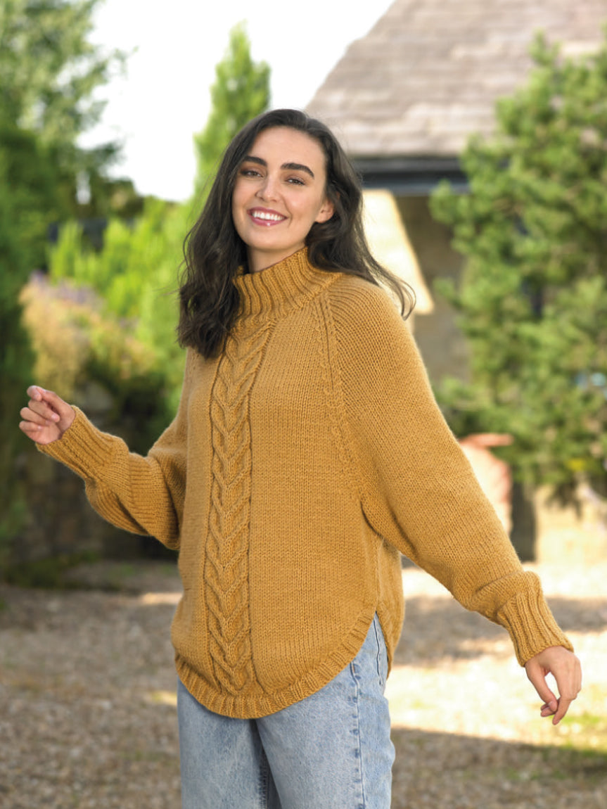 James C. Brett Chunky with Merino Jumper Pattern JB750