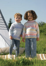 James C. Brett Baby Marble DK Sweater Pattern JB972