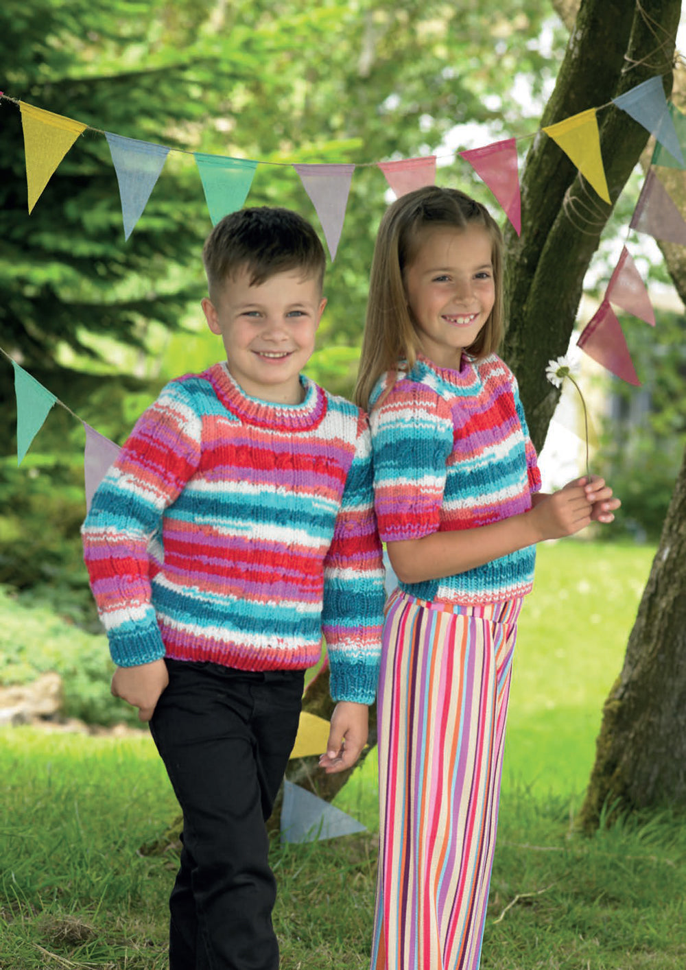 James C. Brett Partytime Chunky Sweaters Pattern JB980