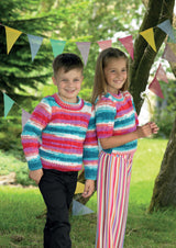 James C. Brett Partytime Chunky Sweaters Pattern JB980