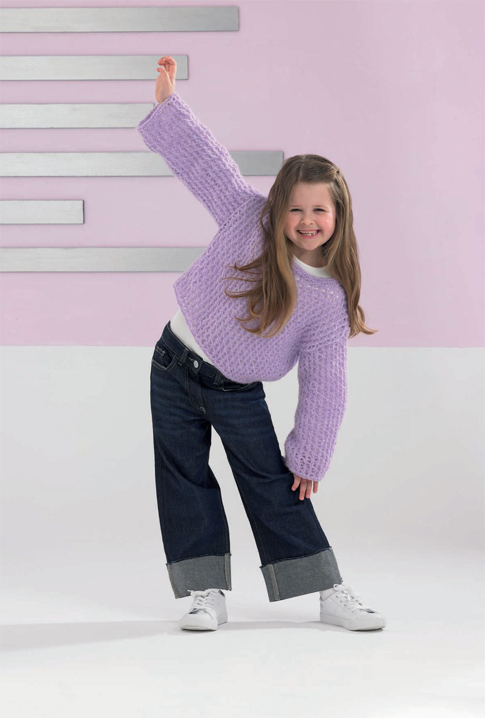 James C. Brett Elegance DK Sweater and Cover Up Pattern JB987