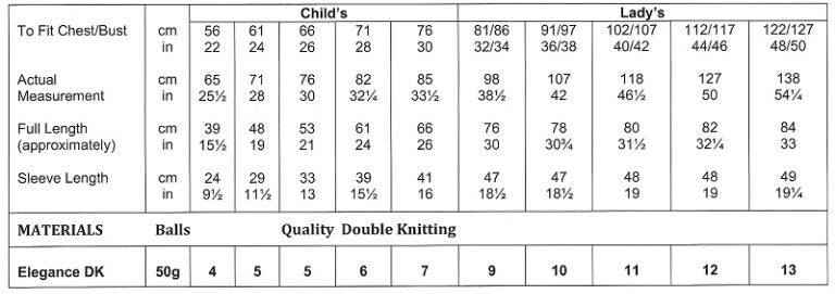 James C. Brett Elegance DK Cardigan Pattern JB990