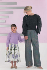 James C. Brett Elegance DK Sweater Pattern JB991