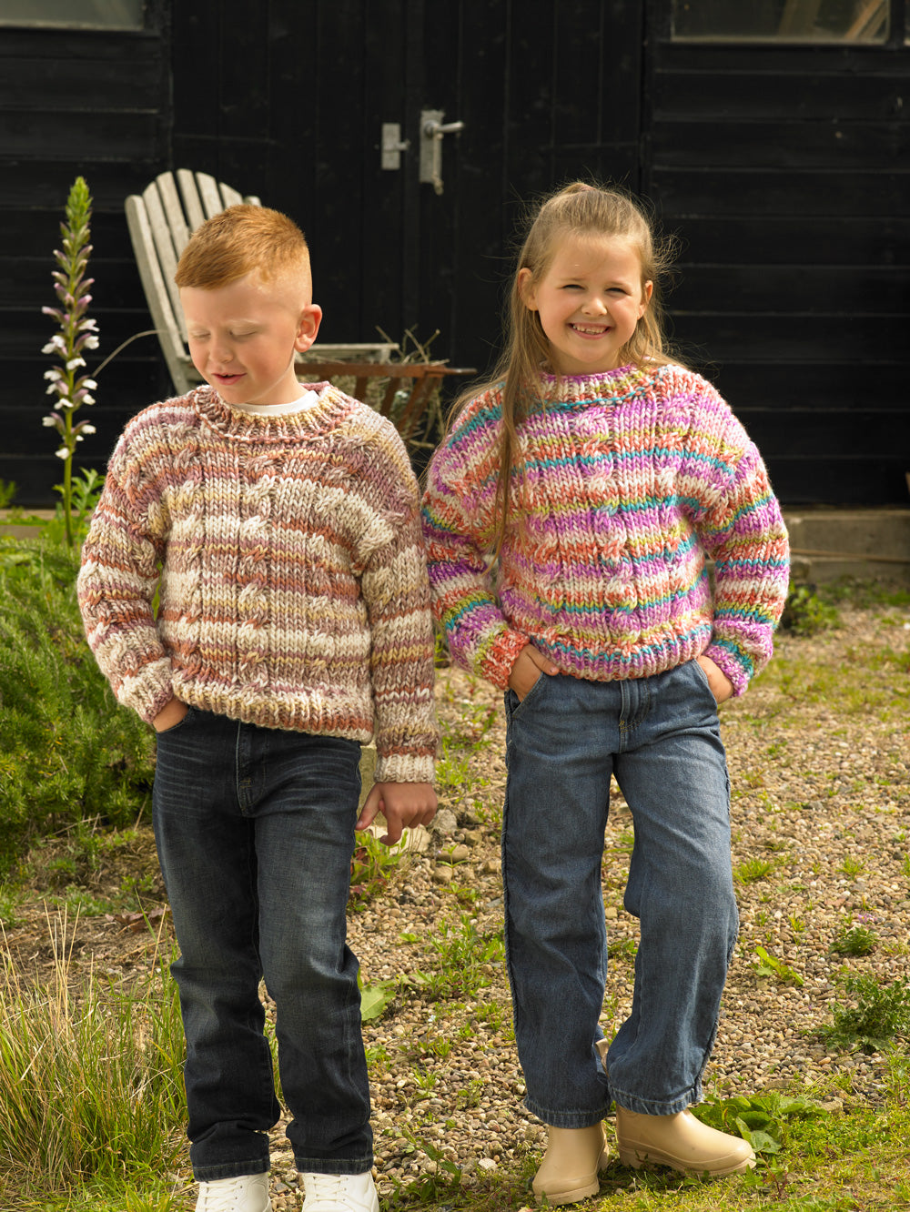 James C. Brett Undertones Super Chunky Sweaters Pattern JB993