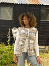 James C. Brett Undertones Super Chunky Waistcoat Pattern JB996